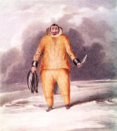 Kunana, an Eskimo, Engraved by John Brandard by John Ross